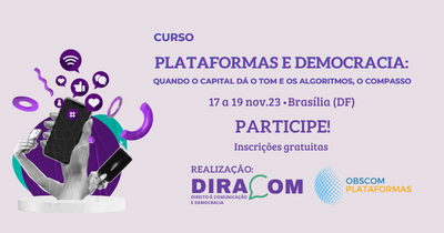 Curso Gratuito Sobre Impactos Das Plataformas Digitais Na Democracia